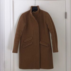 J Crew Cocoon Coat, Stadium Cloth Wool Size 0P